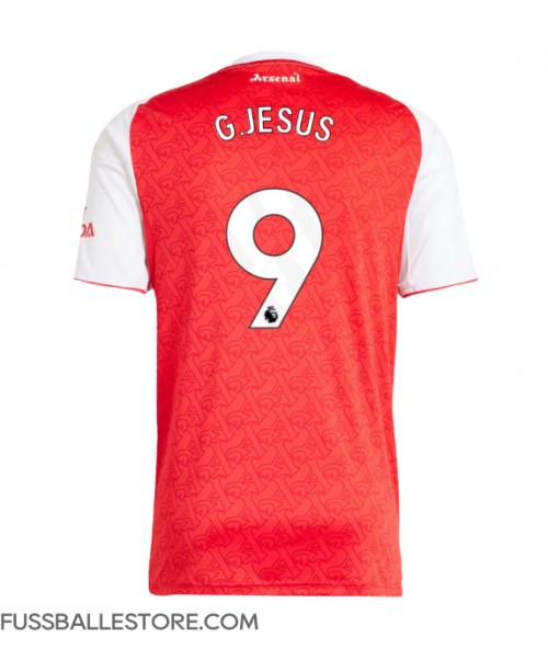 Günstige Arsenal Gabriel Jesus #9 Heimtrikot 2025-26 Kurzarm Günstige Arsenal Gabriel Jesus #9 Heimtrikot 2025-26 Kurzarm